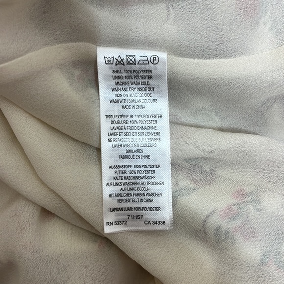 NWT French Connection Anastasia Ditsy Cutout Dress - Picture 12 of 12